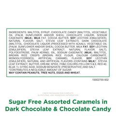 Crispy caramel delights in chocolate by Russell Stover sugarfree