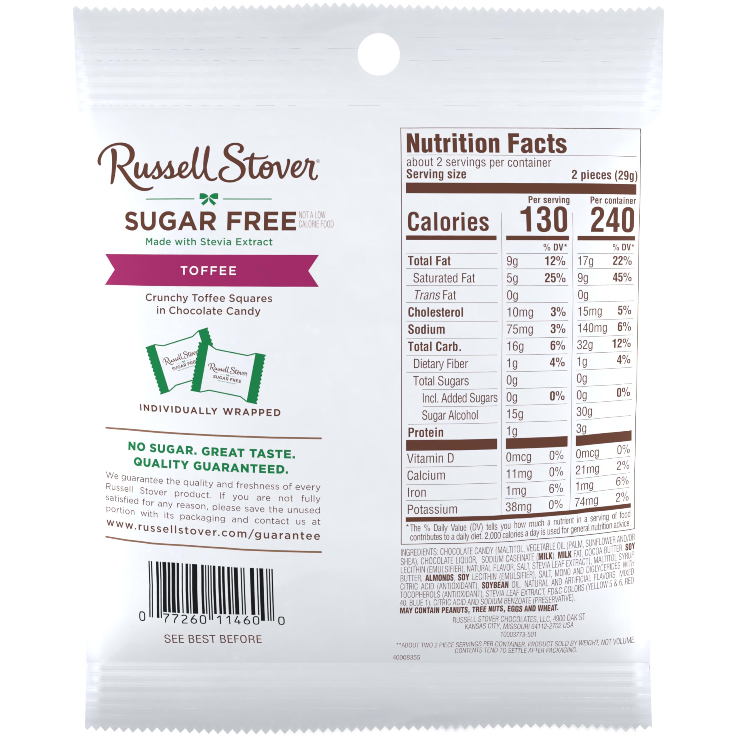 Great for occasional sweet cravings without guilt, in a convenient 2 oz bag.