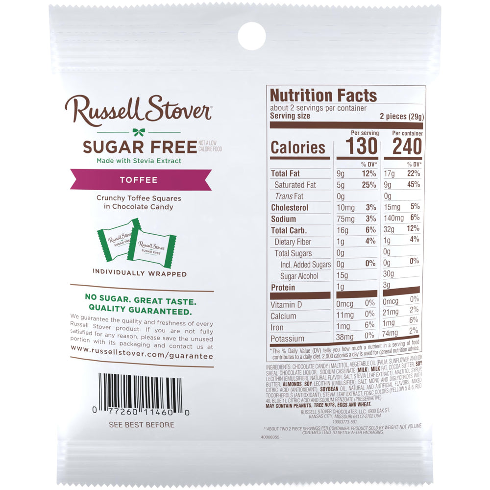 Great for occasional sweet cravings without guilt, in a convenient 2 oz bag.