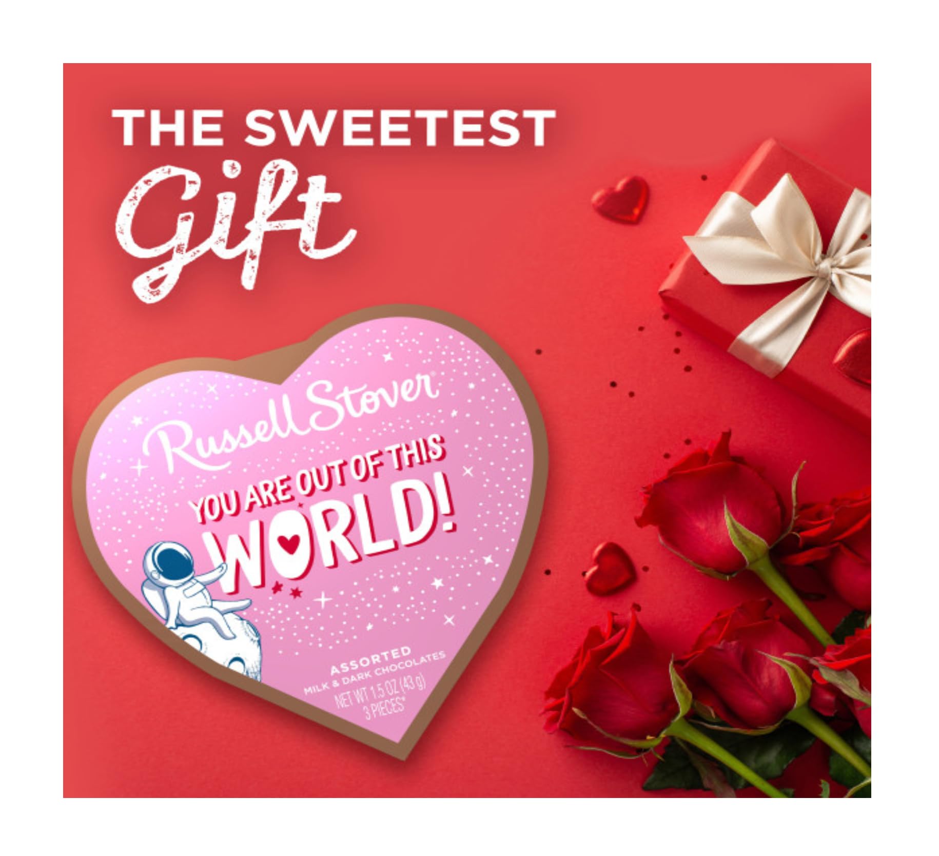 Cosmic-themed chocolates for a romantic touch in gifting