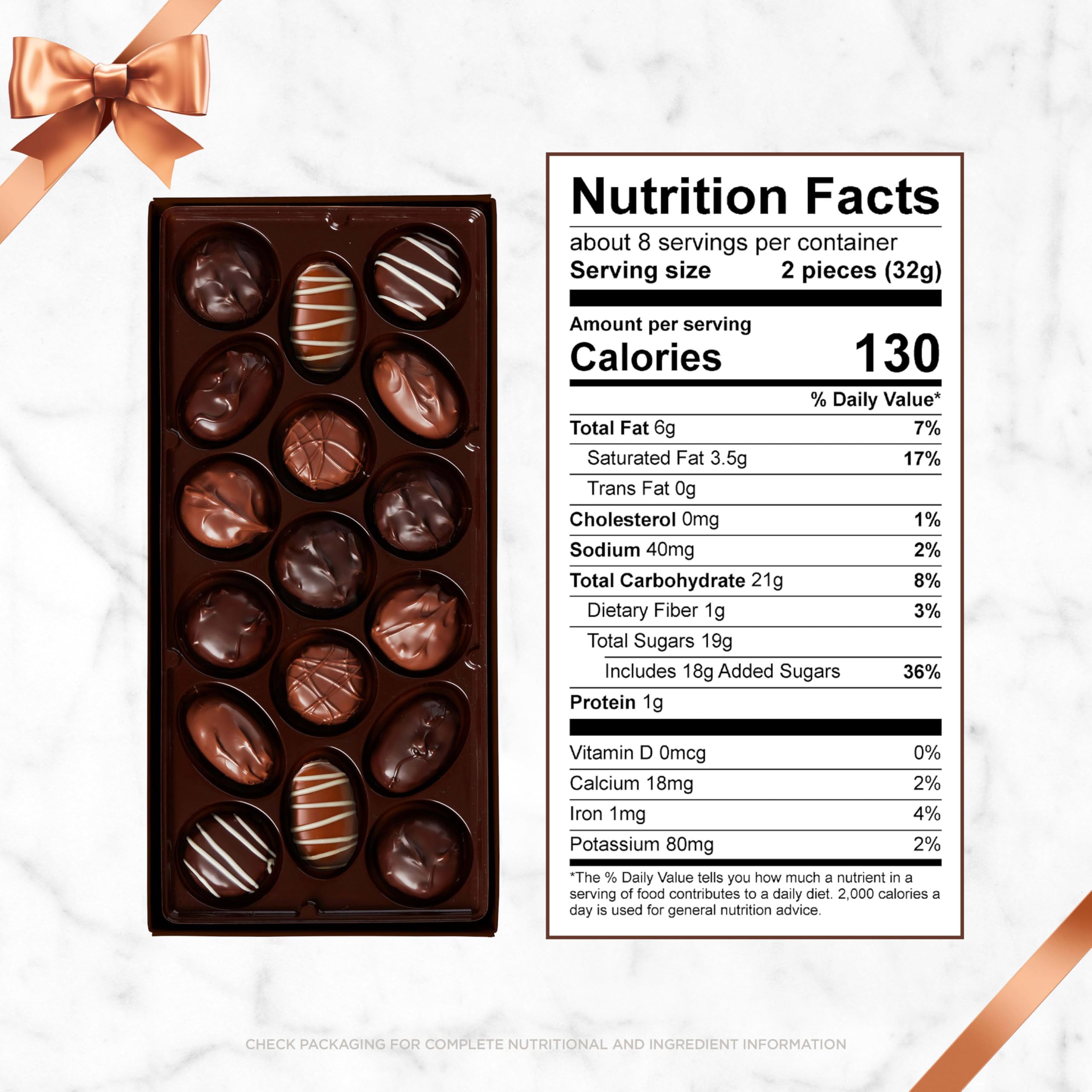 Russell Stover dark chocolate orange creme with citrus notes.