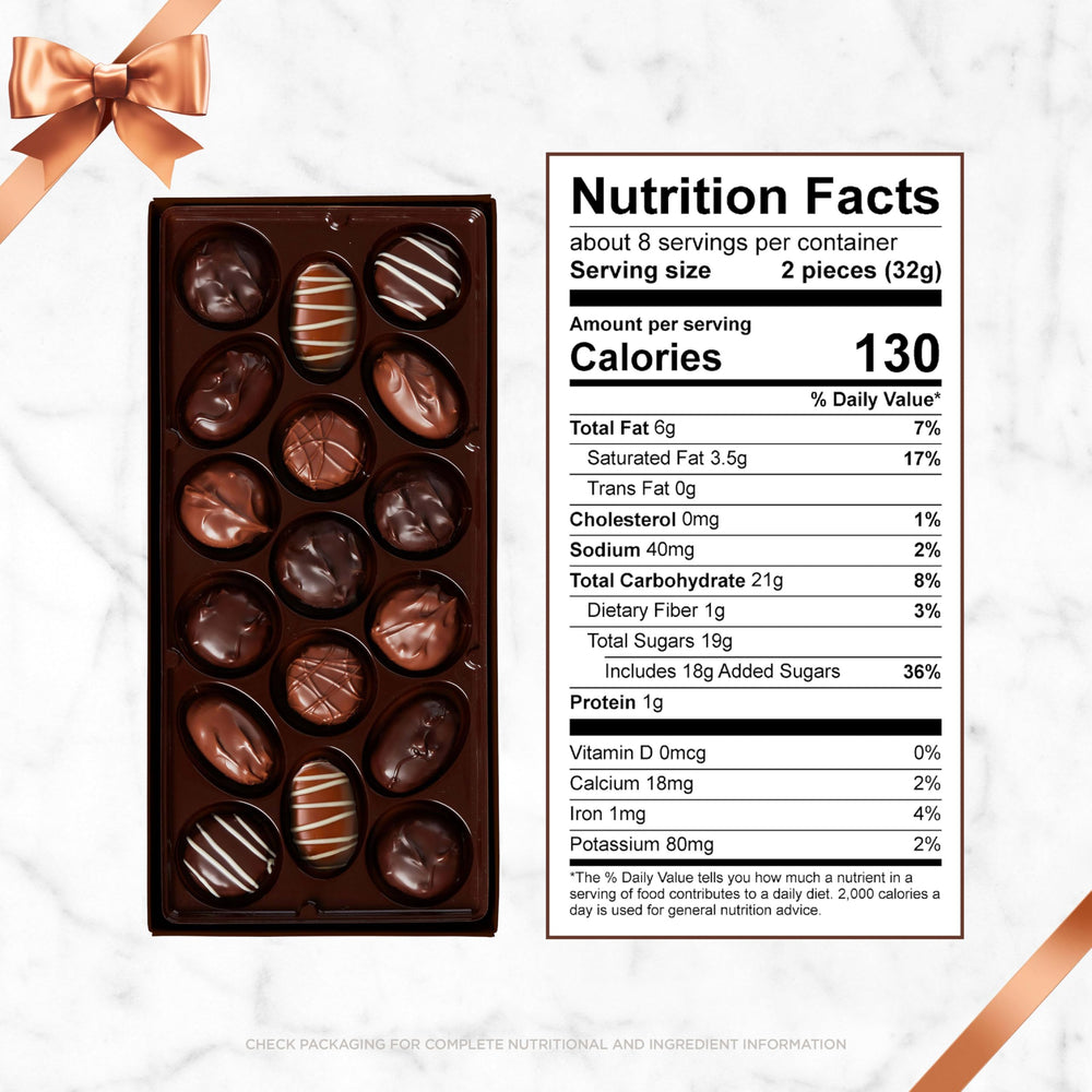 Russell Stover dark chocolate orange creme with citrus notes.