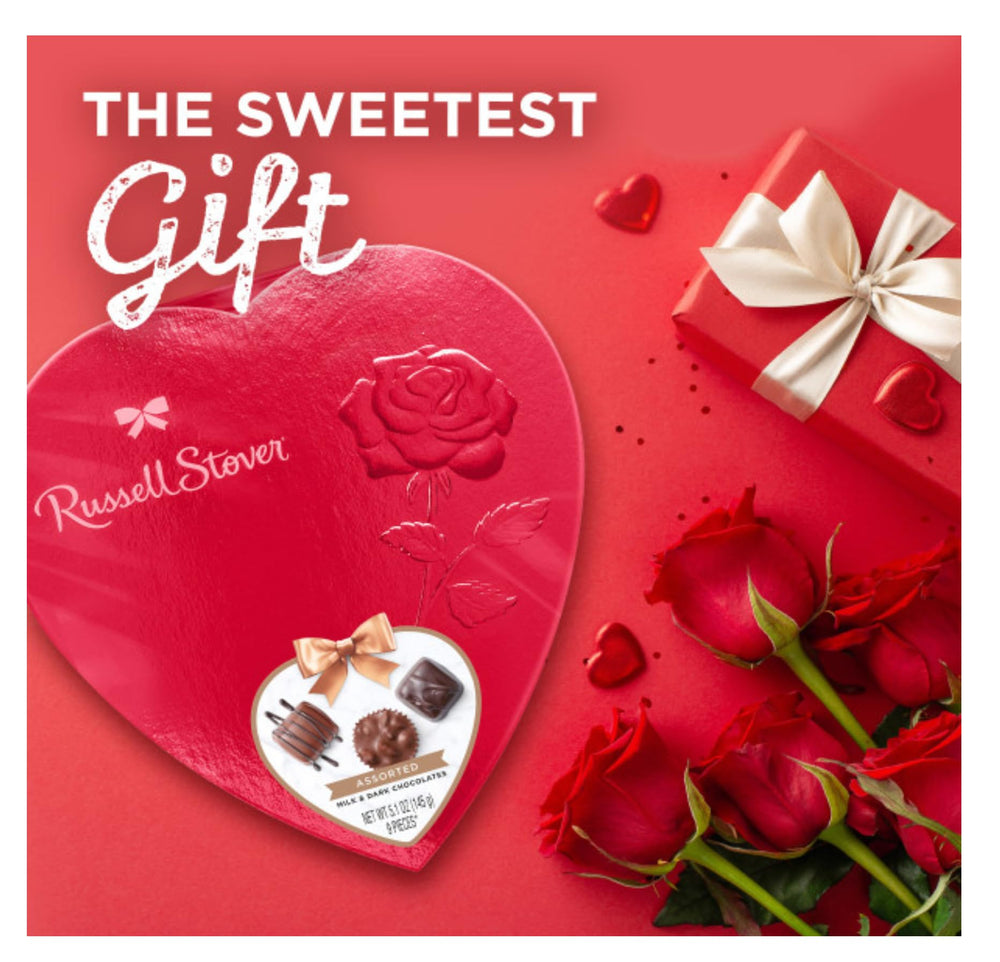 Dark chocolate pieces from Russell Stover provide a rich bite