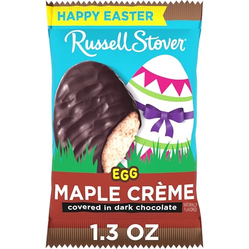 Russell Stover Maple Creme Egg 1.3 oz for a hearty chocolate treat.
