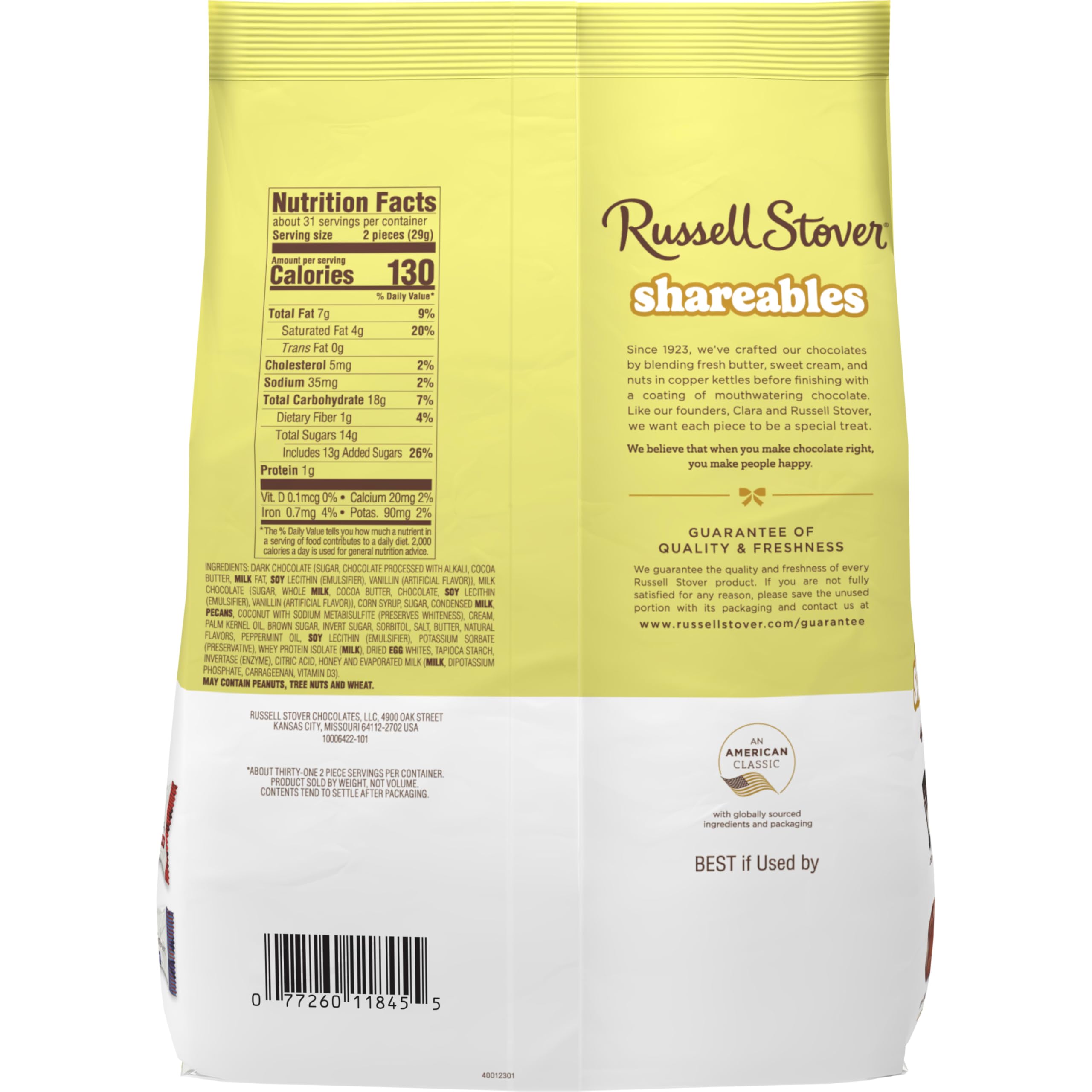 Gift-ready Shareables bag for celebrations and everyday treats.