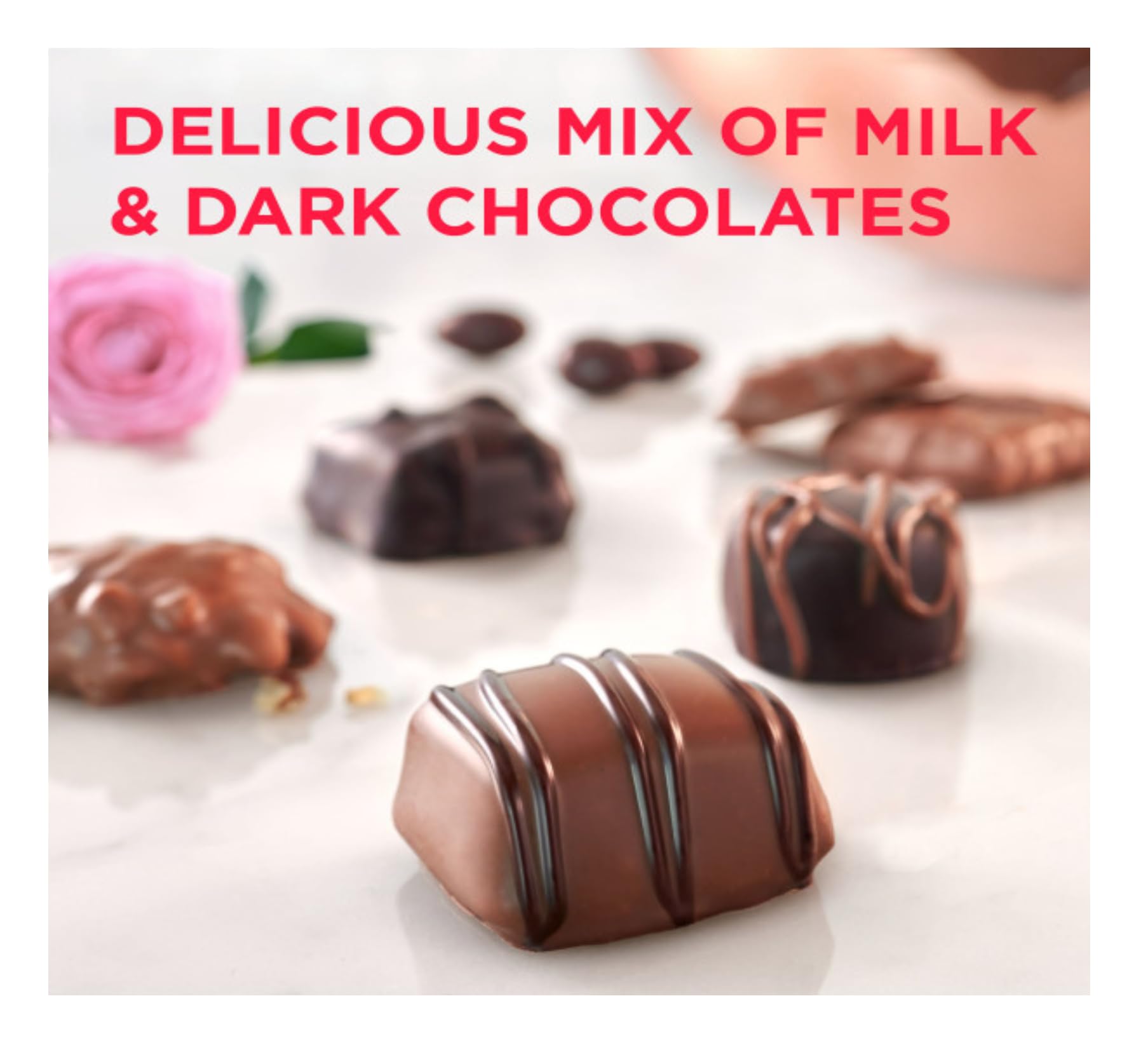 Russell Stover gift-ready duo boxes ideal for sharing moments.