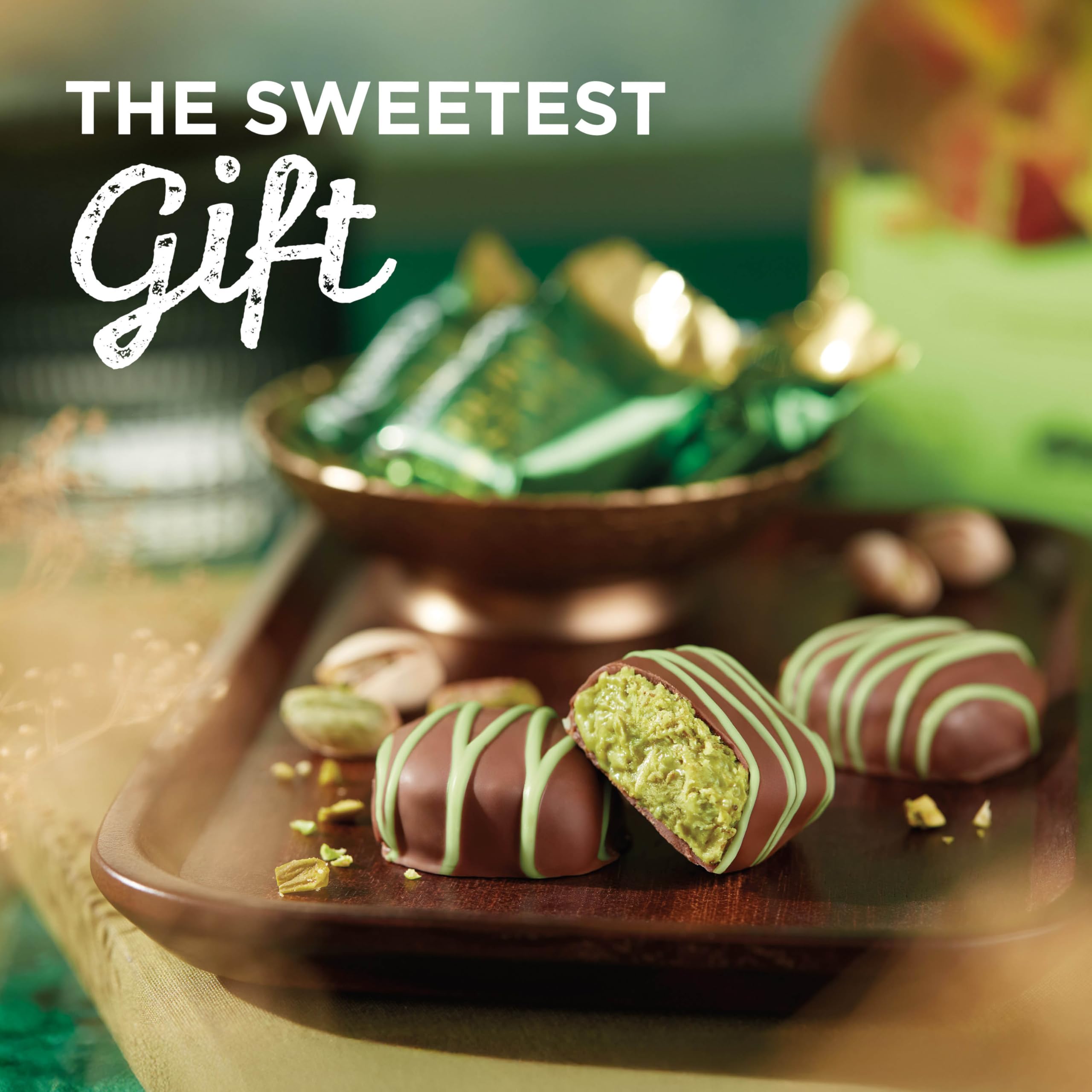 Heritage label highlights Russell Stover's 1923 legacy.