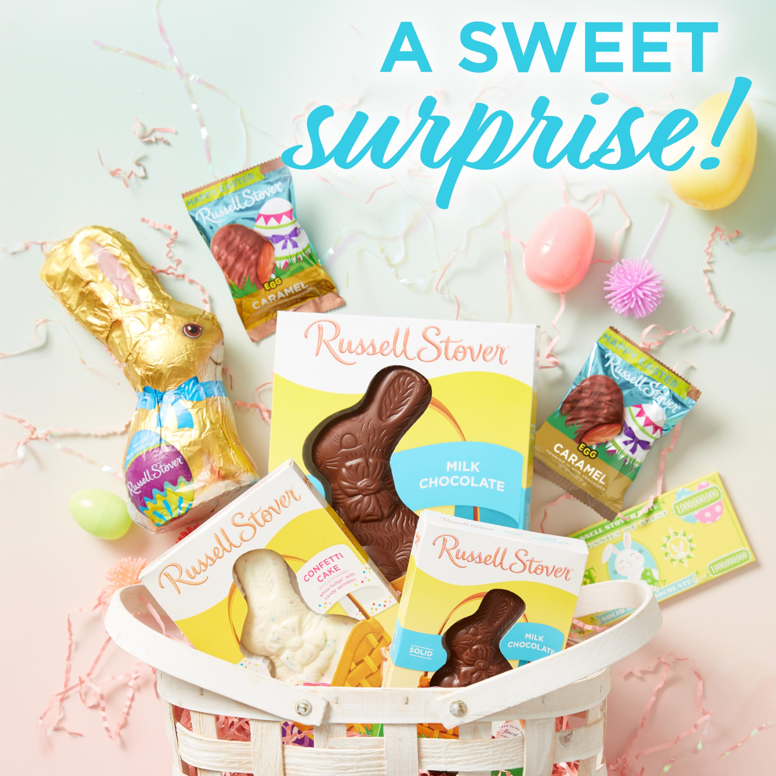 Russell Stover individually wrapped eggs suitable for gifting