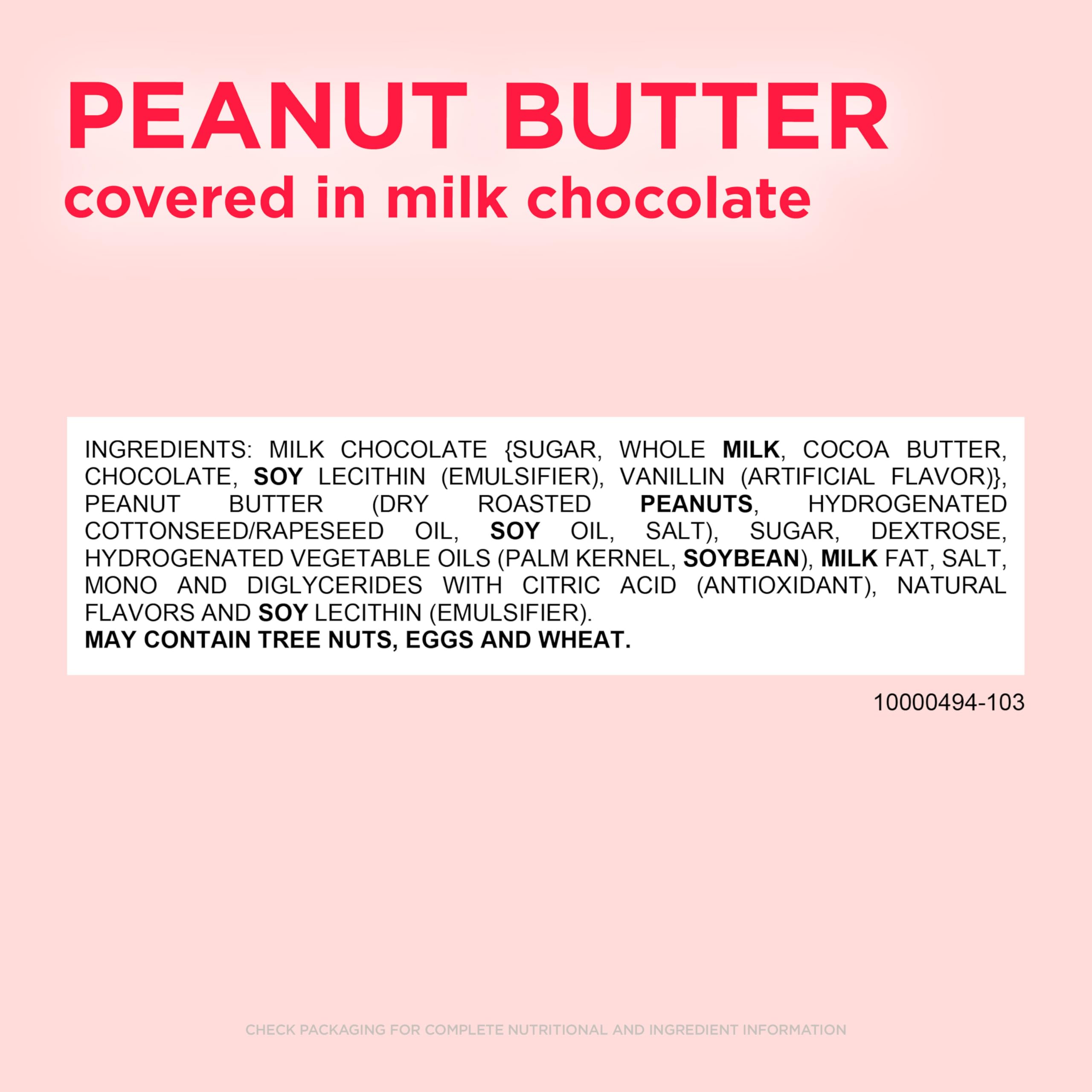 RUSSELL STOVER milk chocolate peanut butter heart wrapped for gifting.