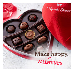 Milk chocolate pieces from Russell Stover offer creamy texture and balance