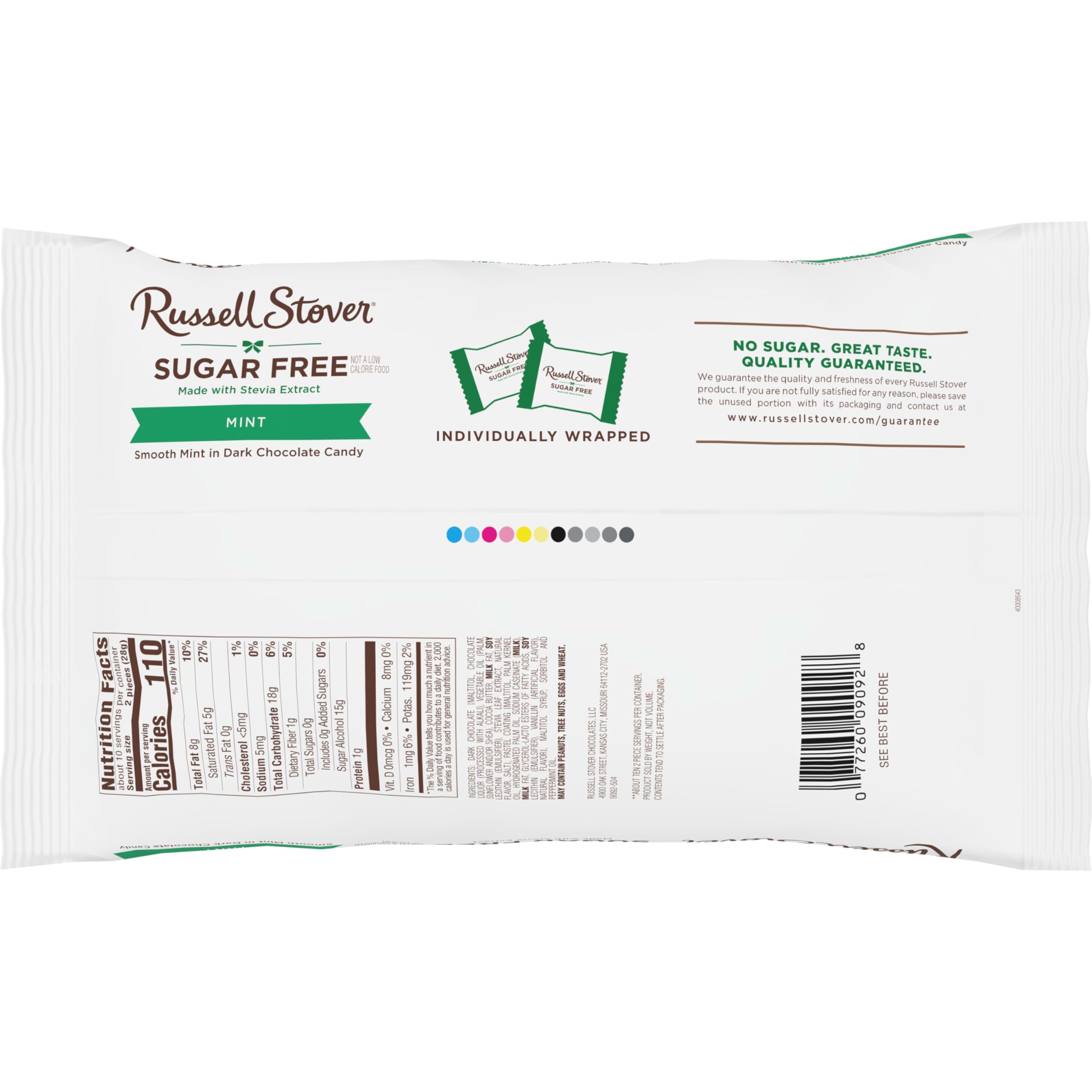 Gifting-ready packaging from Russell Stover, ideal for pantry stocking.