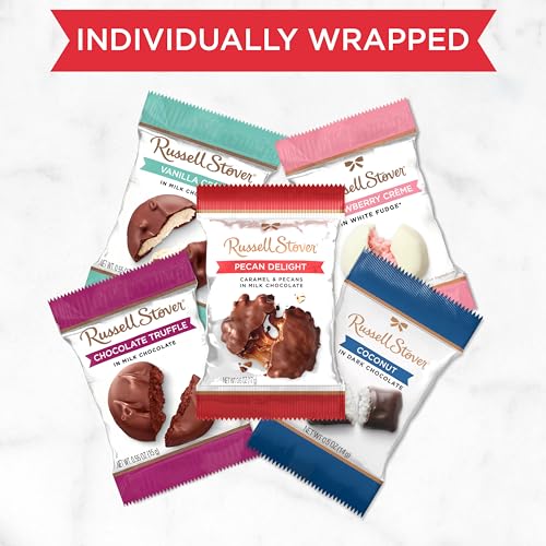 Coffee or dessert pairing with Russell Stover Pecan Delight bites