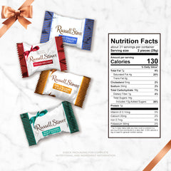 RUSSELL STOVER Shareables bag centerpiece display, perfect for sharing.