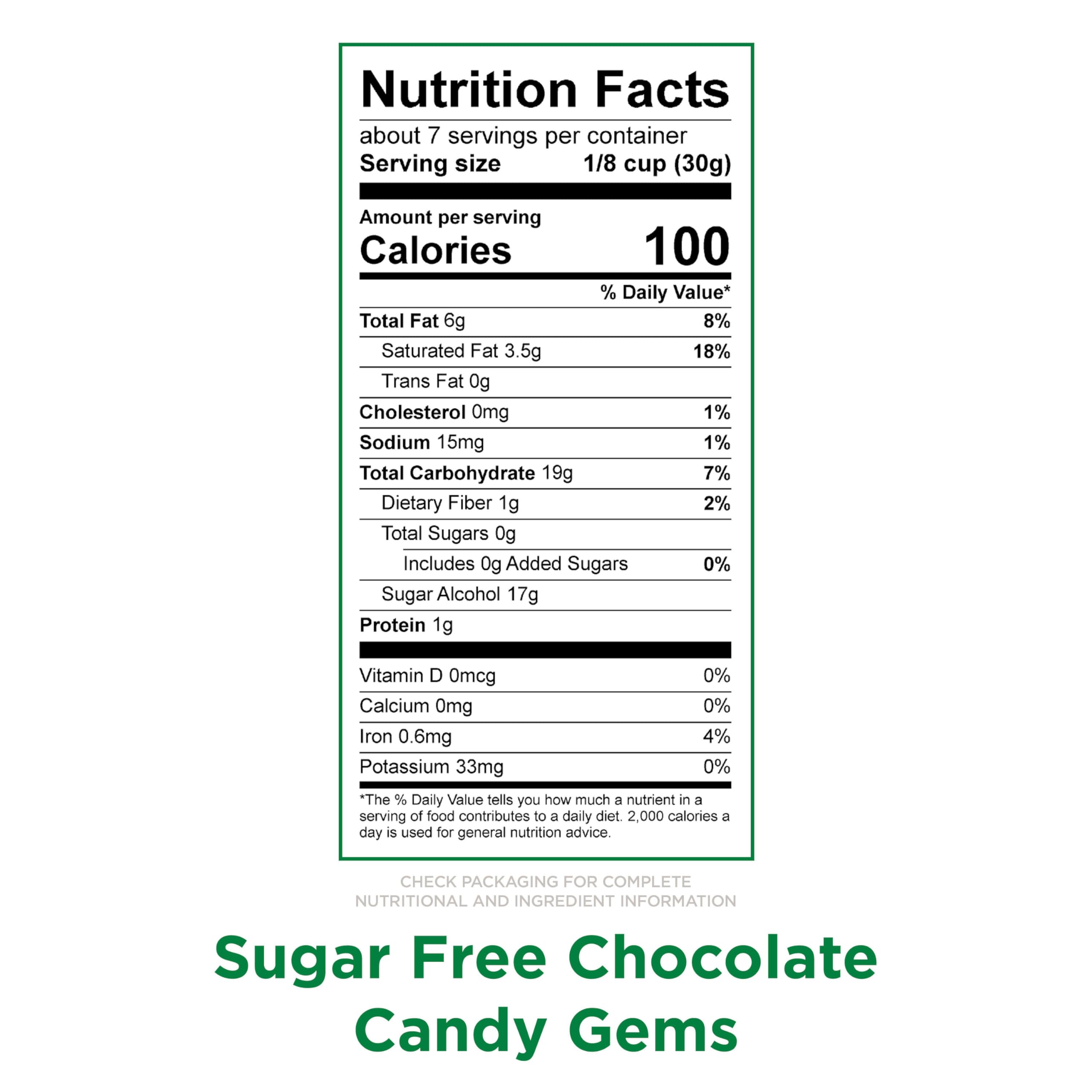 Stevia-sweetened treats by Russell Stover provide a plant-based sugar-free option.