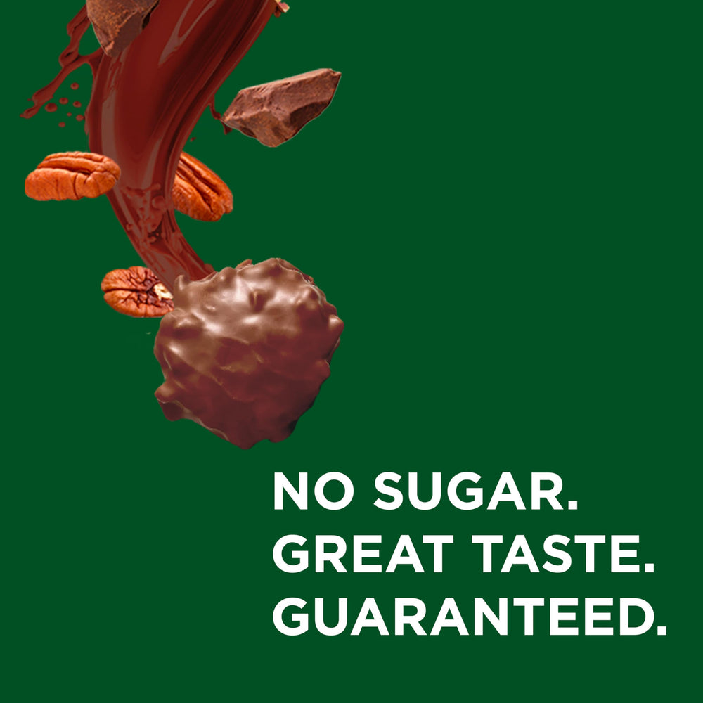 RUSSELL STOVER coconut piece, rich flavor in a sugar-free bite.