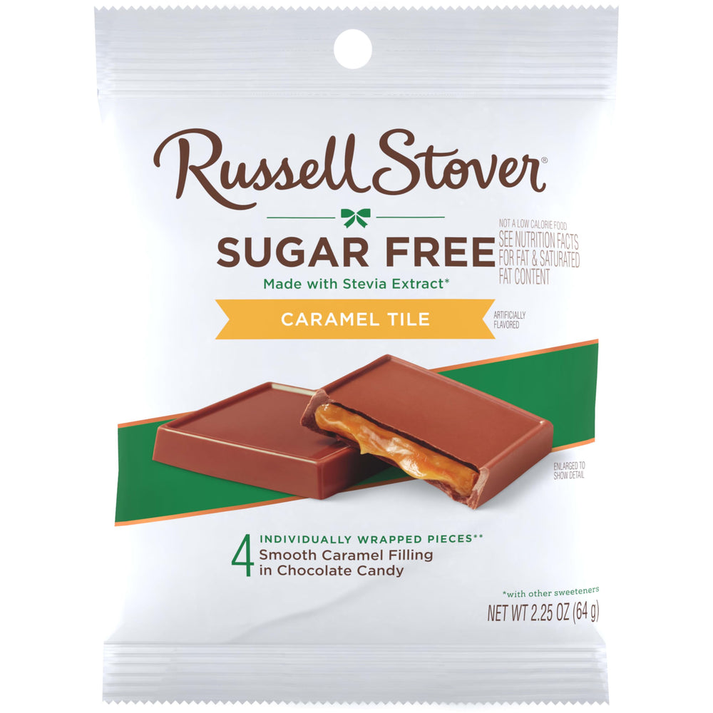 Rich caramel center tucked in chocolate creates a luxurious bite without sugar.