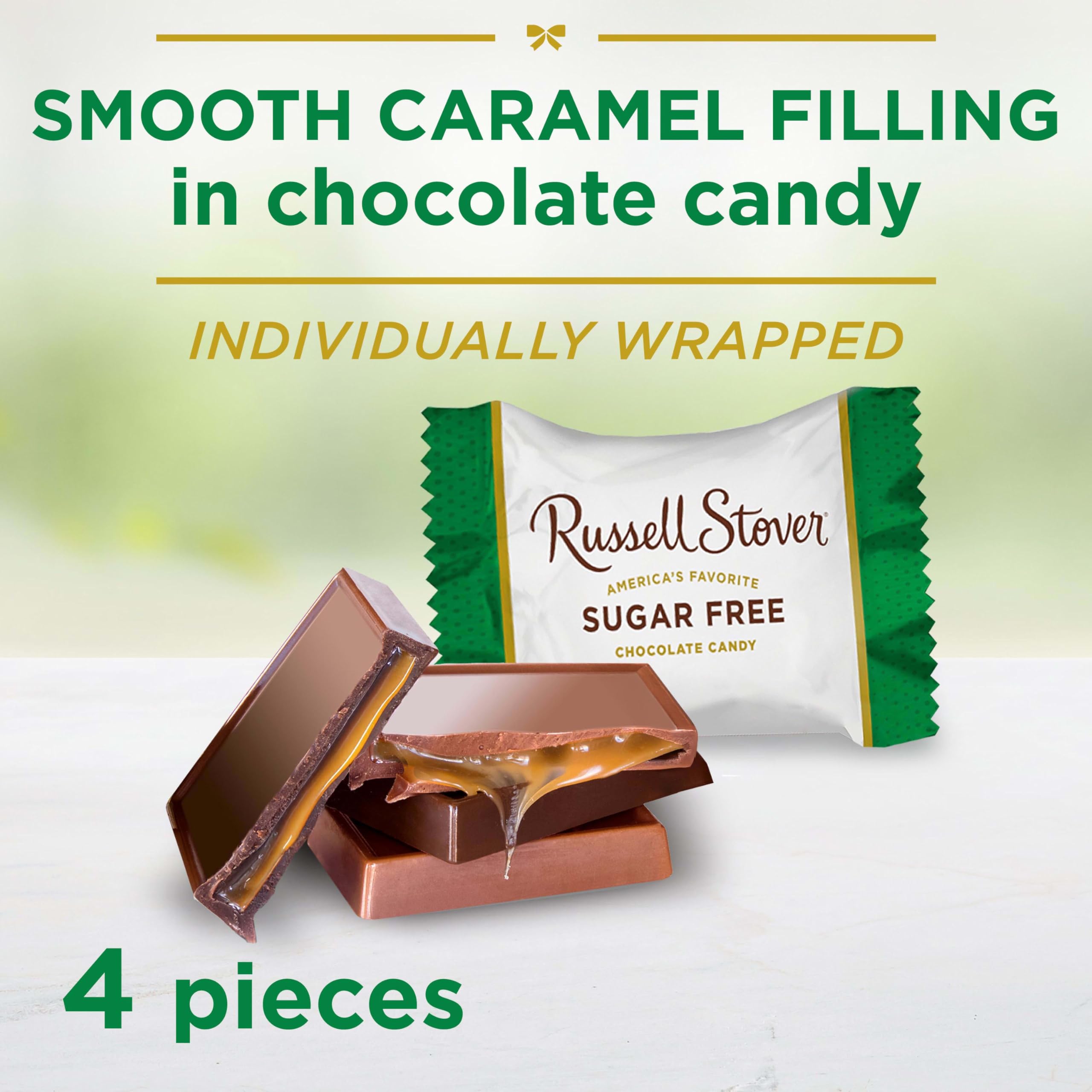 Stevia-sweetened formulation delivers familiar sweetness with no added sugar in Russell Stover tiles.
