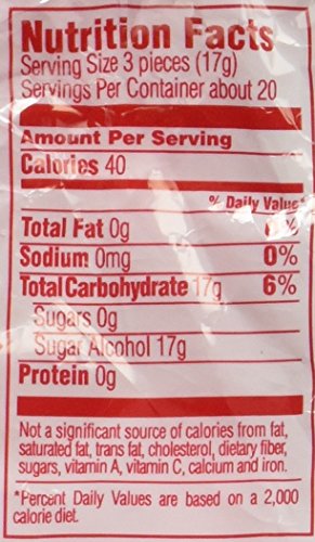 Russell Stover sugar free cinnamon candies closeup highlights texture and bold cinnamon flavor
