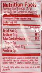Russell Stover sugar free cinnamon candies closeup highlights texture and bold cinnamon flavor