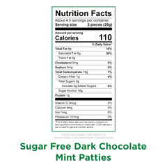 Russell Stover mint patties individually wrapped for on-the-go snacking