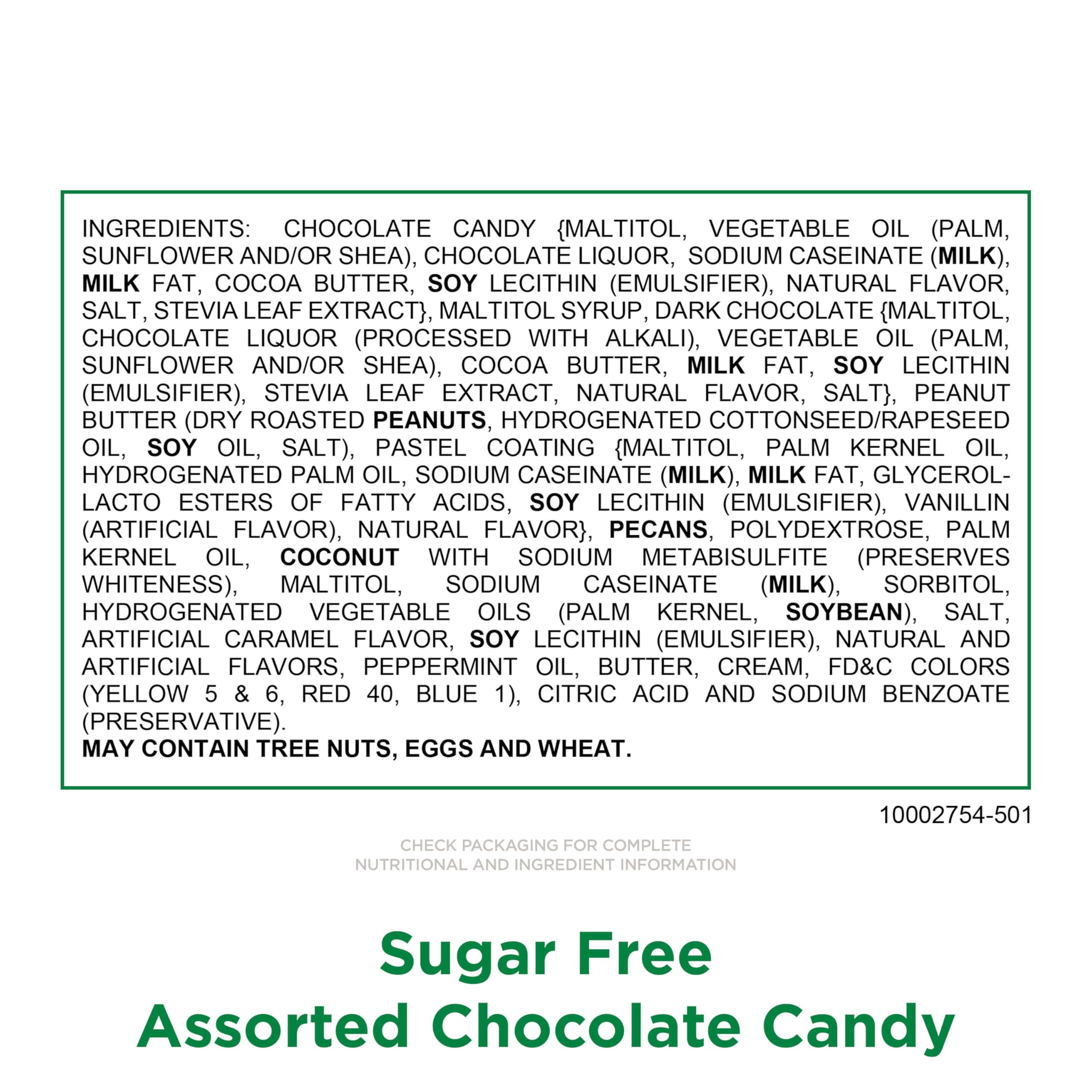RUSSELL STOVER Sugar Free peanut butter cup close-up with creamy center.