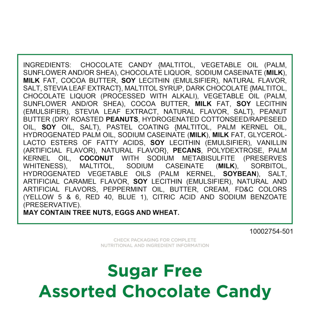 RUSSELL STOVER Sugar Free peanut butter cup close-up with creamy center.