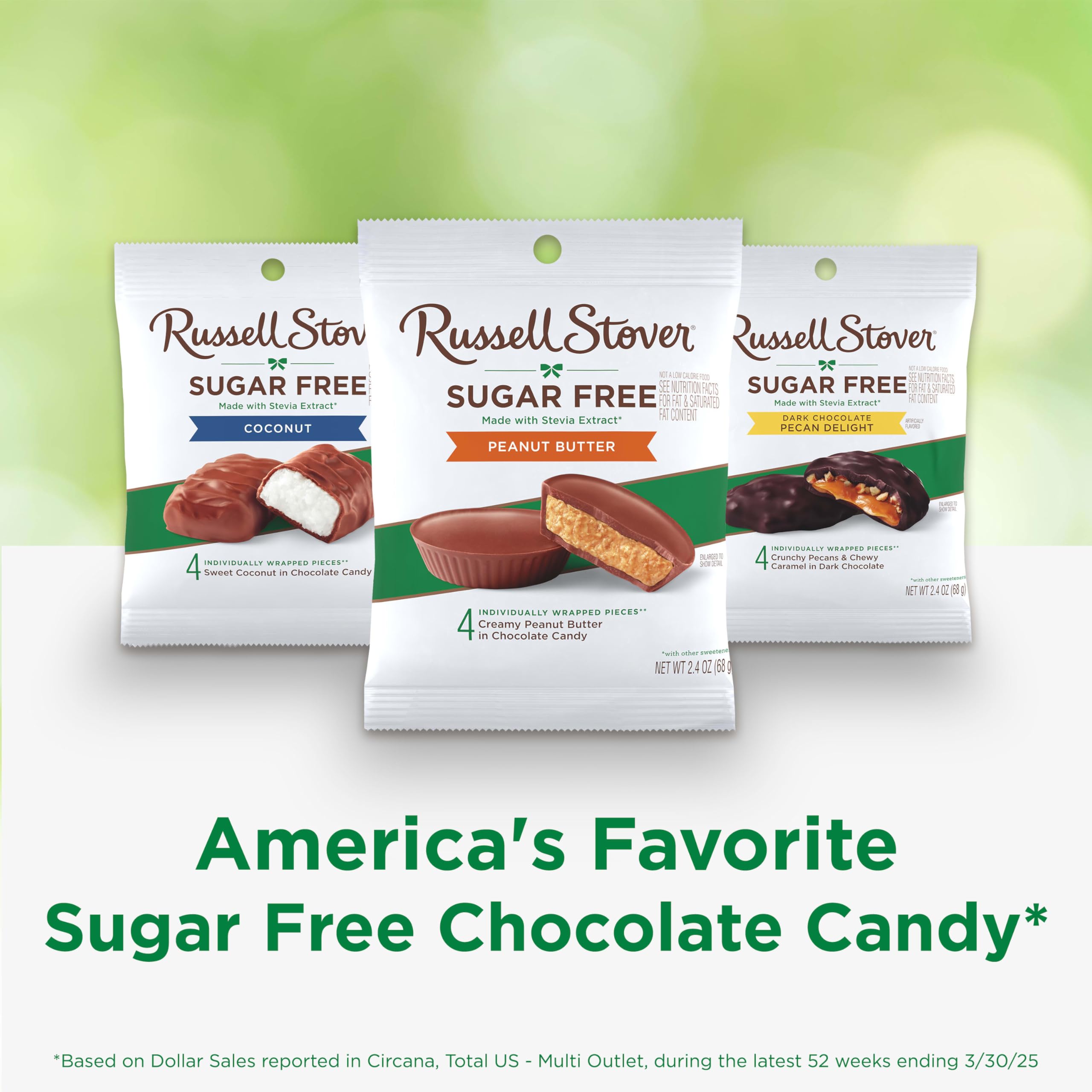 Four cups per bag highlighted for convenient portion control and quick snacking.