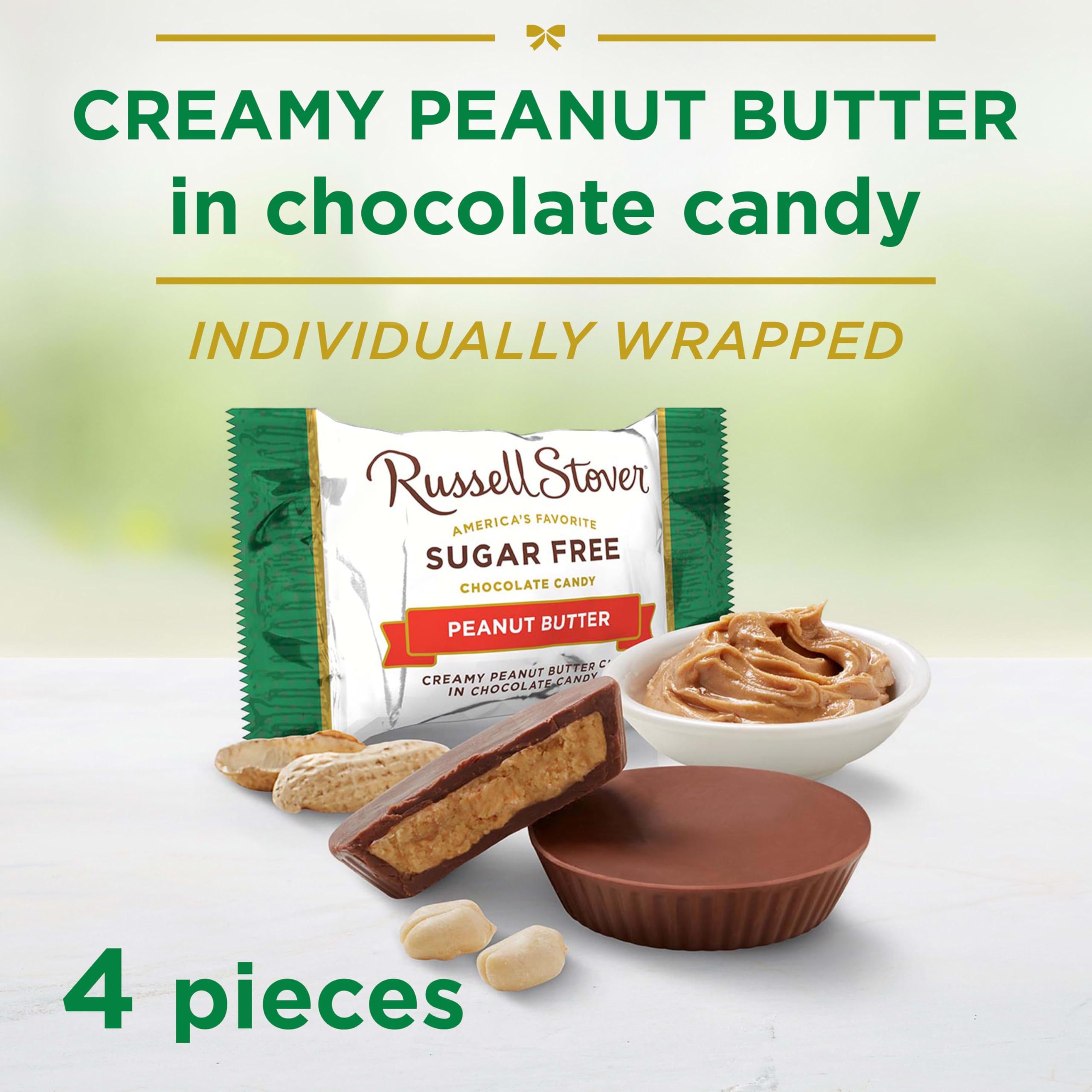 Open bag shows four sugar-free cups ready to enjoy on the go.
