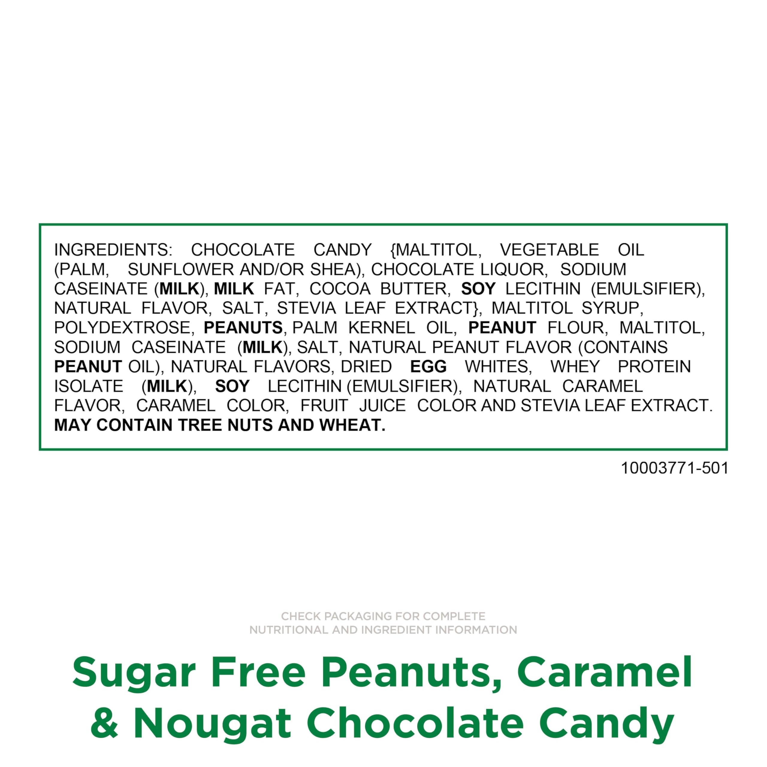 Russell Stover Sugar Free pieces with chocolate coating ready for sharing
