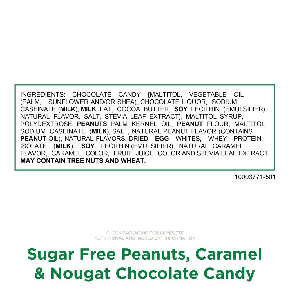 Russell Stover Sugar Free pieces with chocolate coating ready for sharing