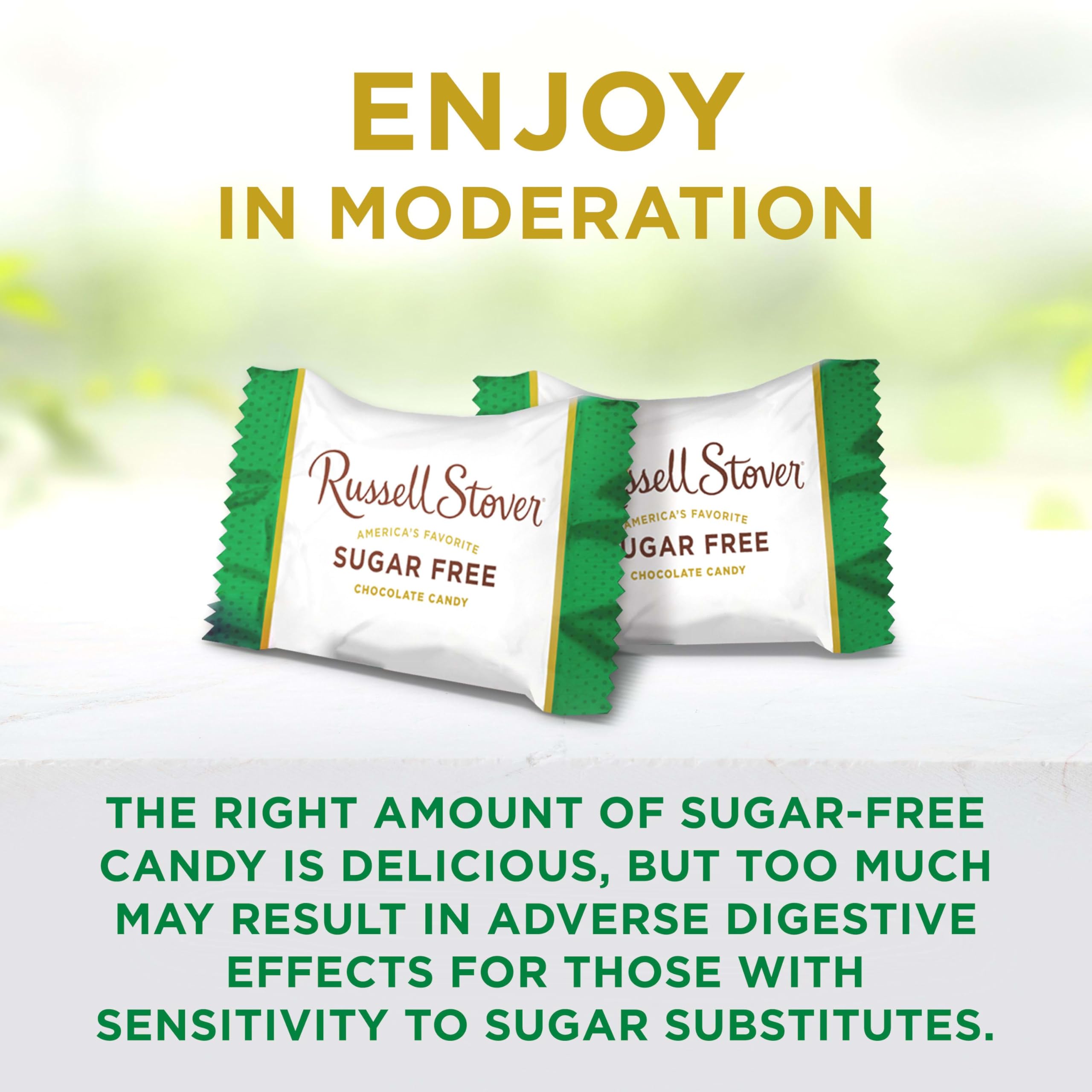 Full bag display emphasizes value and variety in Russell Stover sugar-free line