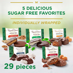 RUSSELL STOVER Sugar Free pecan delight with crunchy texture.