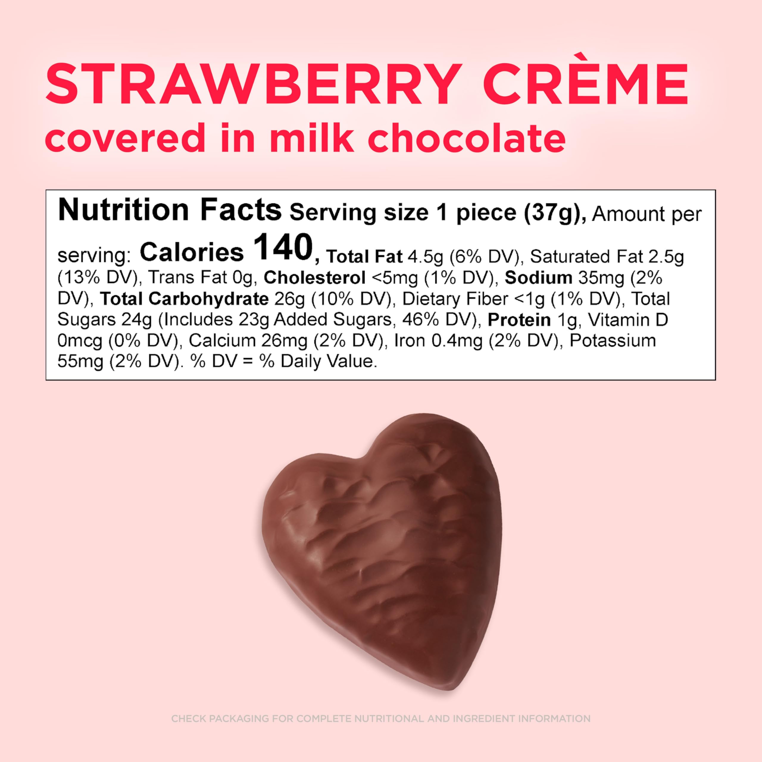 Russell Stover valentines heart pack 18, perfect for sharing.