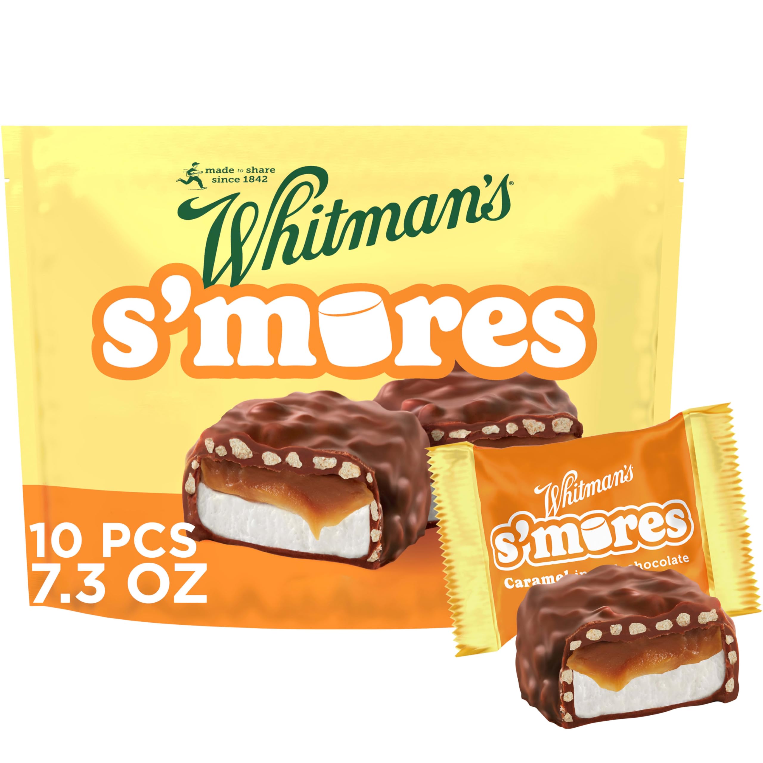 Whitman\'s S\'Mores bag 7.3 oz for easy on-the-go snacking