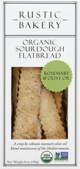 Rustic Bakery rosemary olive oil flatbread served with cheese