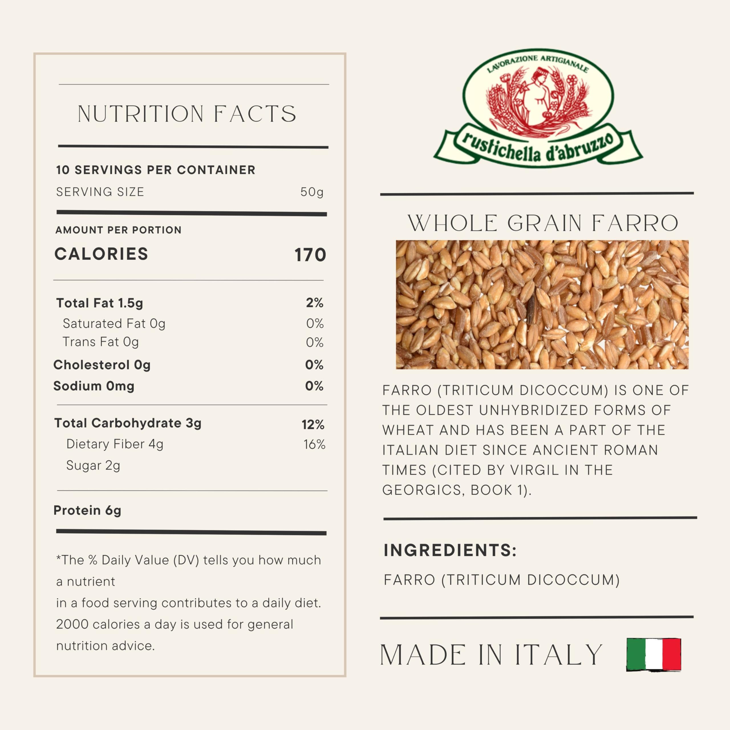 Rustichella d'Abruzzo farro cooking in pot for a creamy, nutty dish.