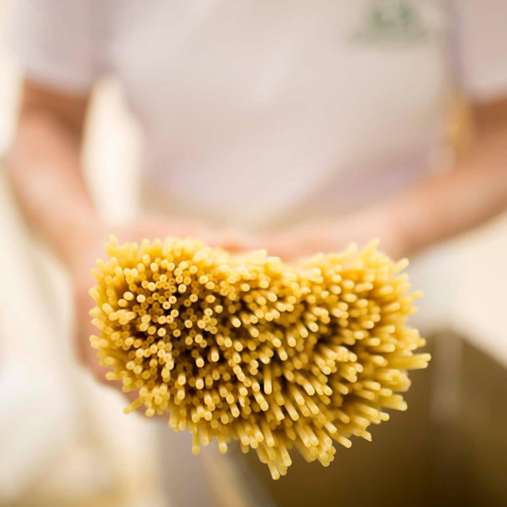 Rustichella d'Abruzzo star-shaped pasta enhances kid-friendly meals.