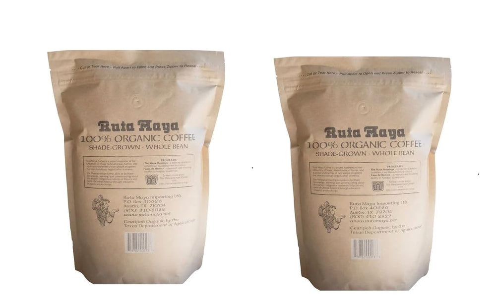 Ruta Maya Arabica beans close-up, highlighting smooth flavor