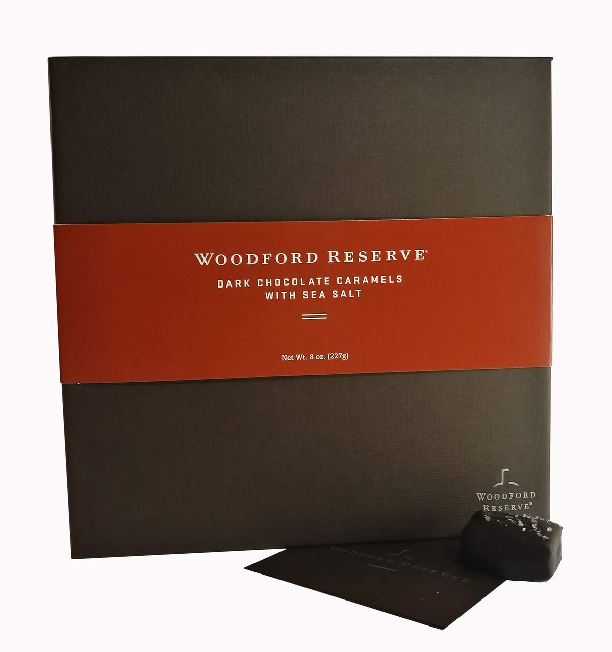 Ruth Hunt Candy Woodford Reserve dark chocolate caramels—rich flavor for gifting occasions.