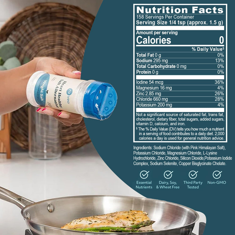 R-U VED Wright Salt mineral blend with electrolyte support for meals