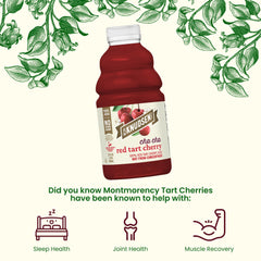 R.W. Knudsen Cha Cha Red Tart Cherry label closeup, highlighting USDA organic certification.