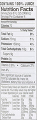 R.W. Knudsen Just Cranberry Juice 32oz pour shot, ideal for mixing or sipping.