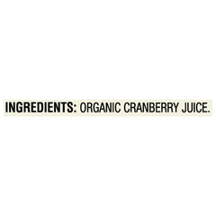 Glass of R.W. Knudsen Organic Just Cranberry Juice on ice offers a refreshing, no added sugar sip