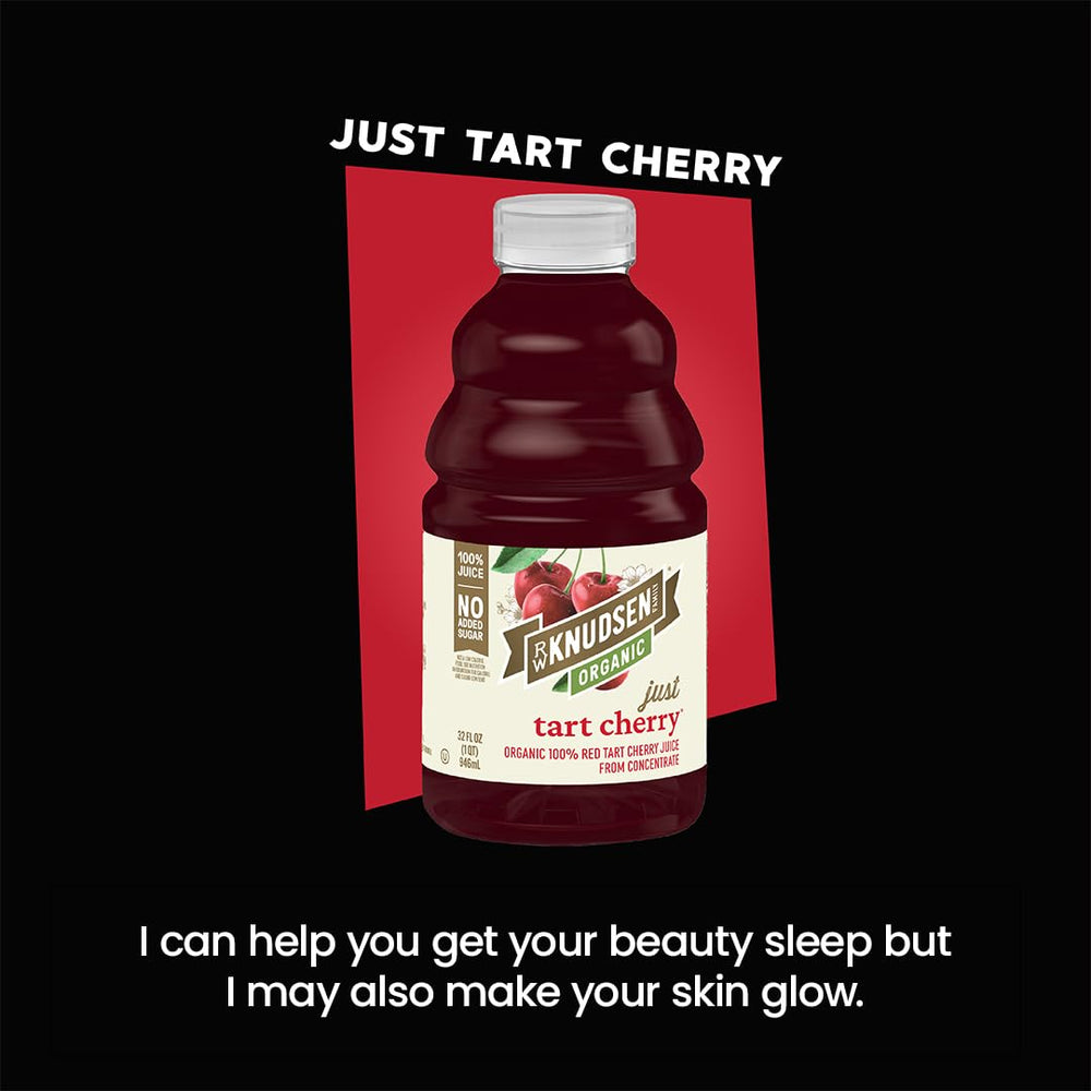 R.W. Knudsen Organic Just Tart Cherry Juice ingredient label for pantry use.