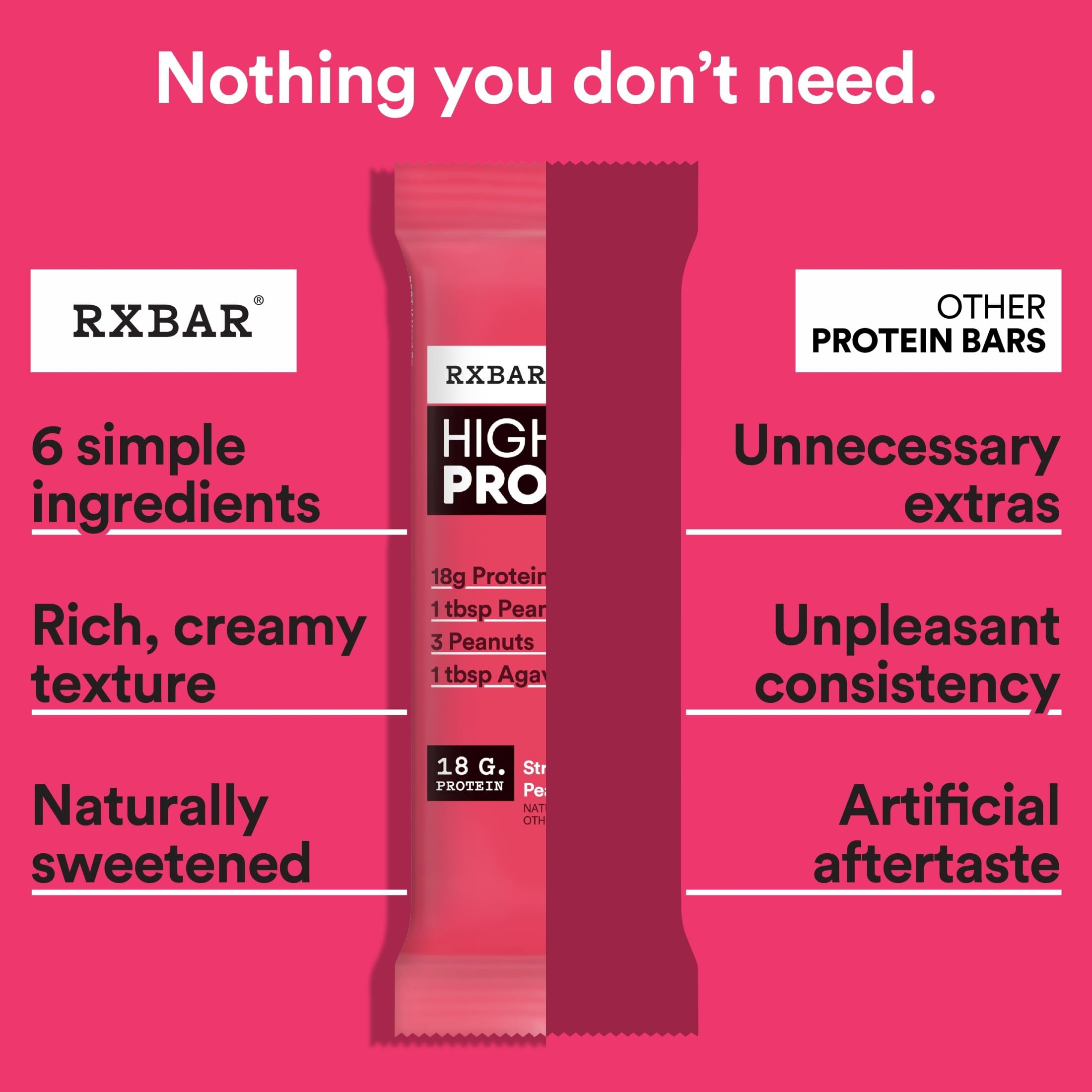 RXBAR bar break moment during hike or commute