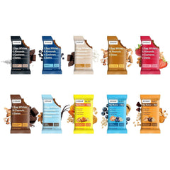 RXBAR bars in wrapper ready to grab-and-go snacks.