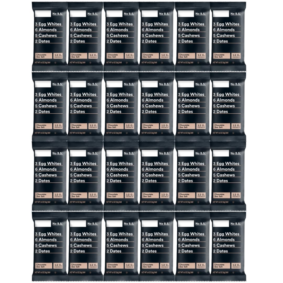 RXBAR Chocolate Sea Salt bar 24-pack, individually wrapped for on-the-go snacking.
