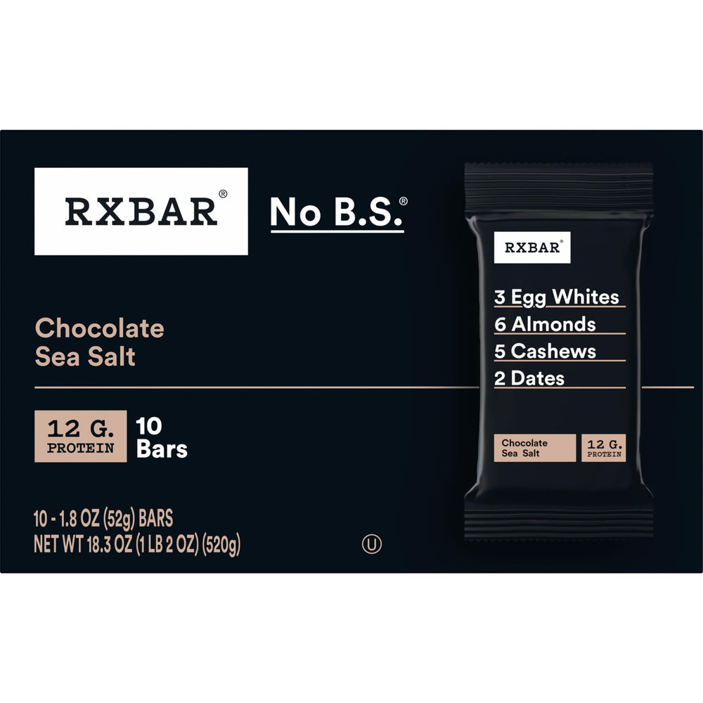 RXBAR bar packed for the on-the-go lifestyle, gym bag ready.