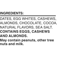 RXBAR Chocolate Sea Salt on a plate, ready as a quick protein snack.
