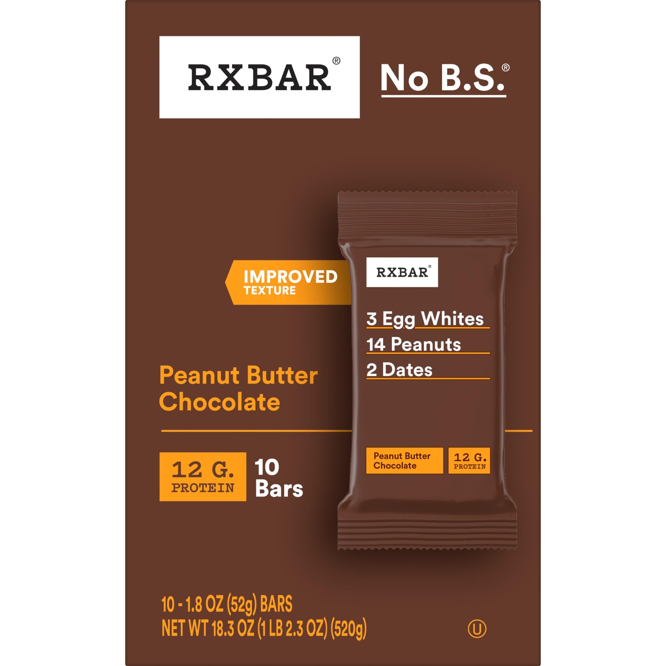 RXBAR gym-ready snack for pre or post-workout fueling.